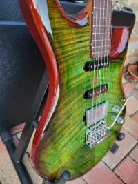 Music Man Luke III BFR Luscious Green Flame 2023 Elektromos gitár - Balboa [2024.06.19. 21:13]