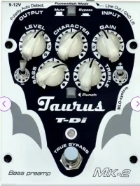 Taurus MK 2 Basszus preamp Bass pedal - Kovács József [Today, 6:56 am]