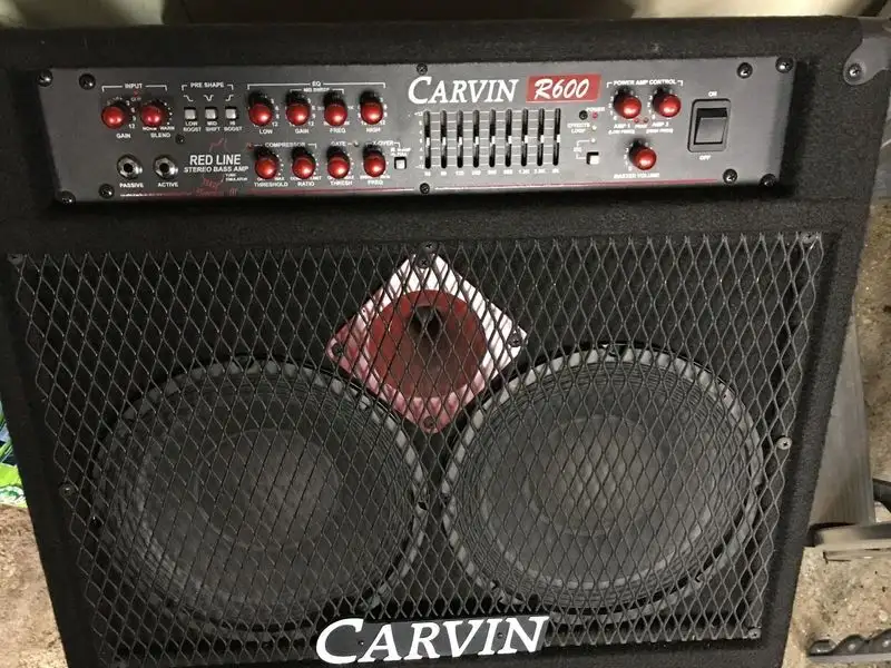 carvin r600 redline bass amp