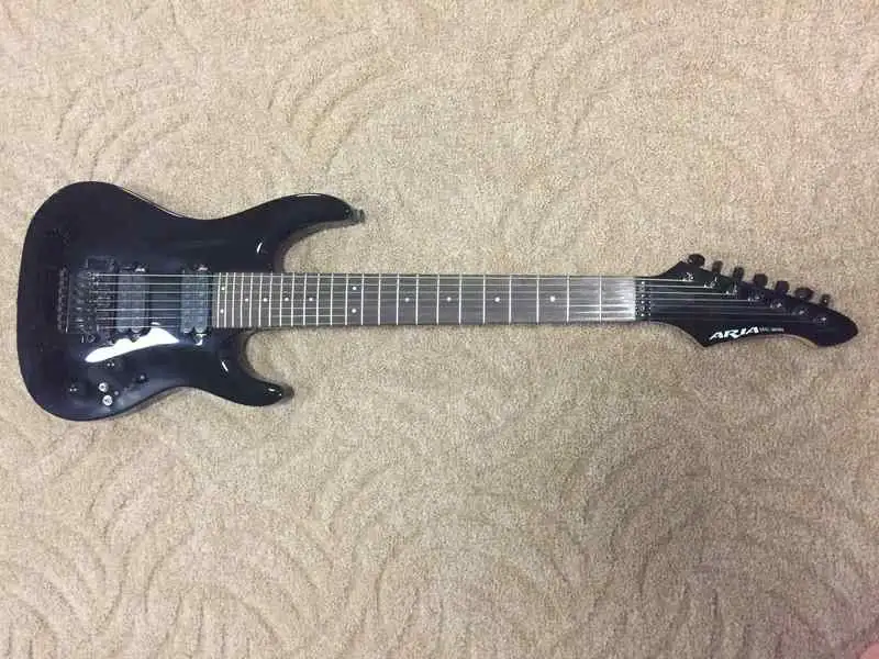 aria 7 string guitar