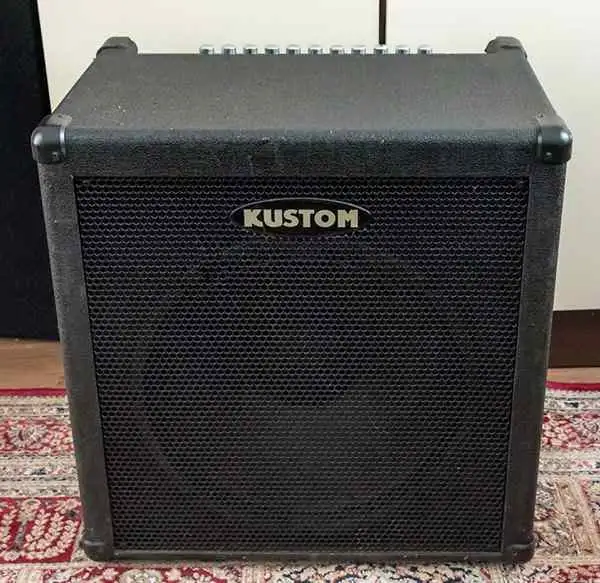 kustom kba 100 bass amp