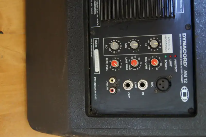 dynacord am 12 active monitor