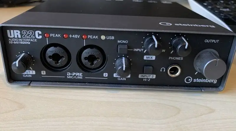 Steinberg UR22C külső External sound card