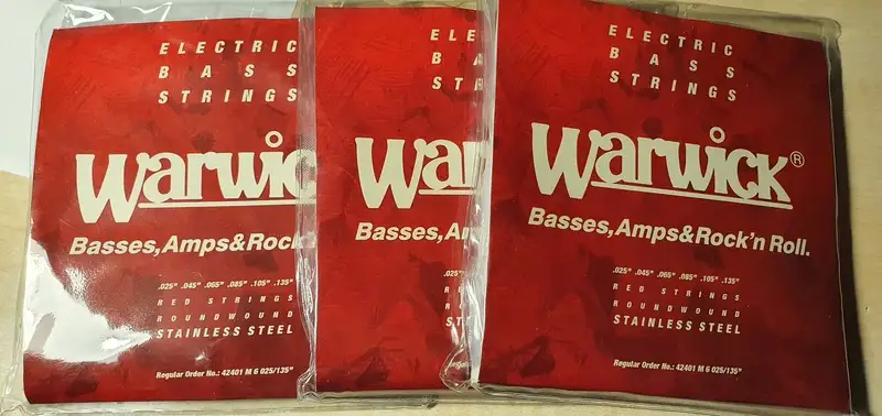 Warwick 42401M Red Label 6 Bass guitar strings