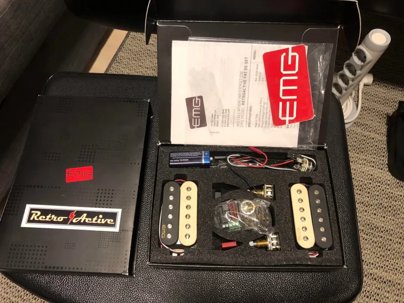 グッドふとんマーク取得 新品 未使用 EMG Fat 55 Humbucker Set