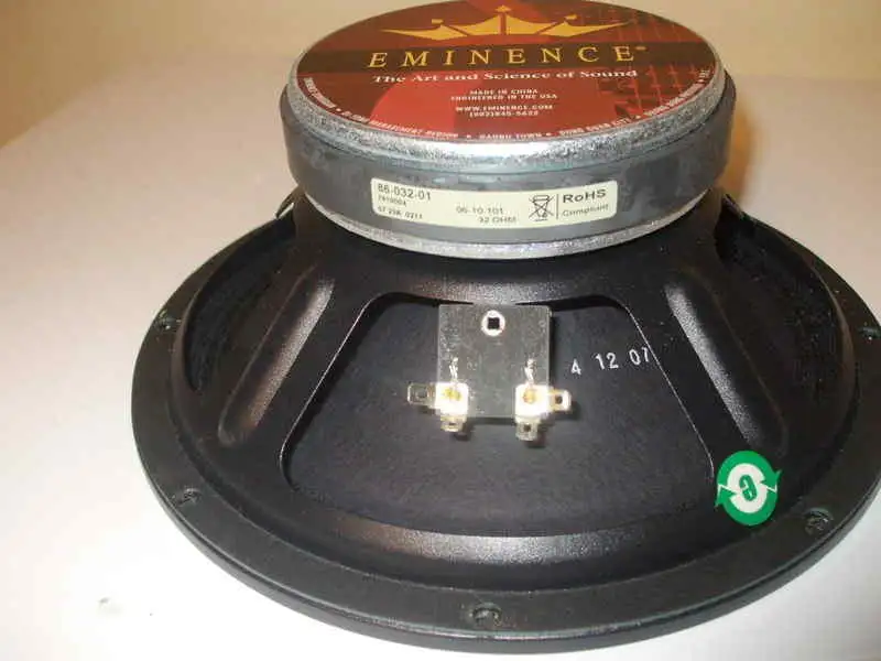 eminence 10 bass speaker