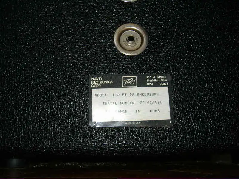 peavey 112 pt