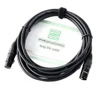 Pronomic Stage XFXM-5 microphone cable XLR 5 m black Kábel [2020.05.26. 11:42]