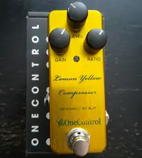 One Way Electronics One Control Lemon Yellow Compressor - dBJF Effekt Pedal [August 27, 2018, 4:18 pm]