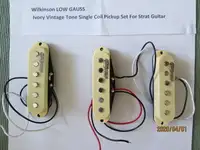 Wilkinson Low Gauss Set for Stratocaster Pickup [June 24, 2020, 8:26 pm]