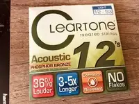 Cleartone 12-53 phosphor bronze akusztikus gitárhúr készlet Guitar string set [November 3, 2020, 1:20 pm]