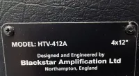 Blackstar HTV-412 A Gitárláda