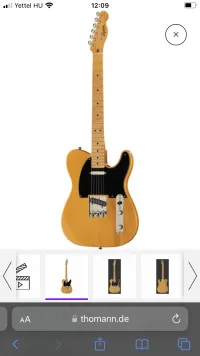 Squier Classic Vibe Telecaster 50s Elektromos gitár [2024.05.04. 12:14]