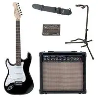 Rocktile Pro-ST3 BK Lefty Electric Guitar Set Guitarra eléctrica para zurdos [January 23, 2024, 7:32 pm]