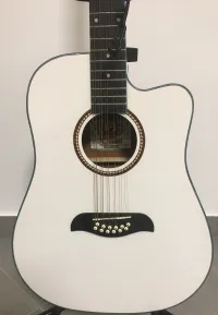 Oscar Schmidt OD312CE WH-A 12-string elektro-akustische Gitarre [September 2, 2024, 9:01 pm]