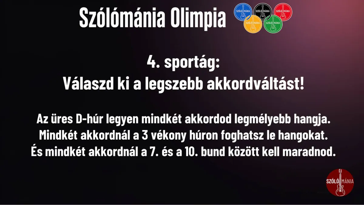 Várlak az őszi évad 4. gitáros játékában!