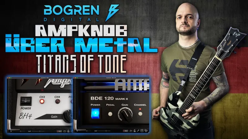 Über Metal Ampknobs a Bogren Digital-tól