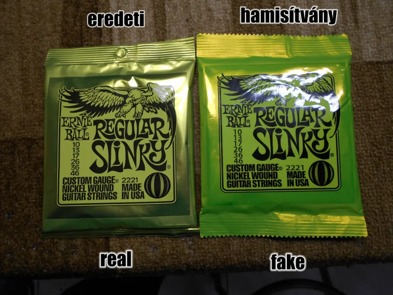 Hamis Ernie Ball húrok