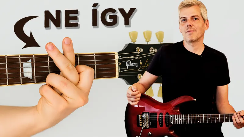 4 gitáros ujjrend hiba (és a megoldás)