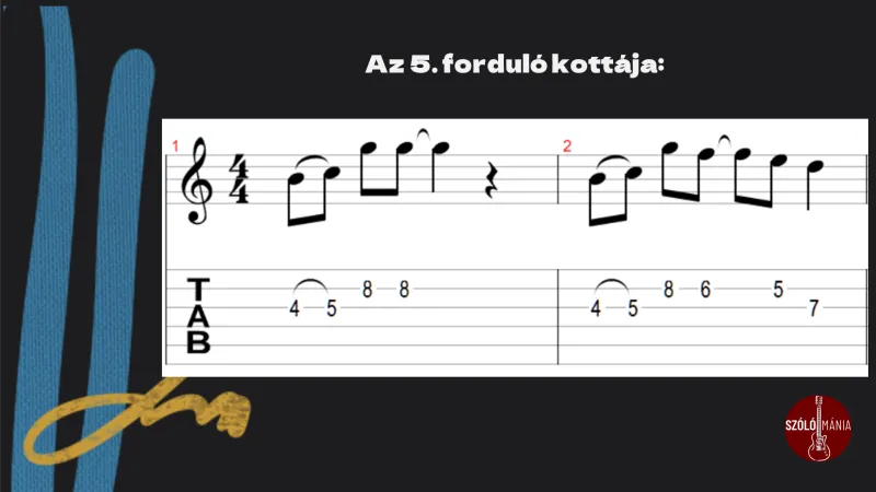 ˝Folytasd a zenét˝ játék 5. forduló