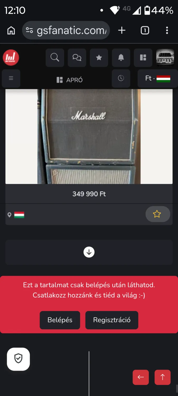 Hibaüzenet