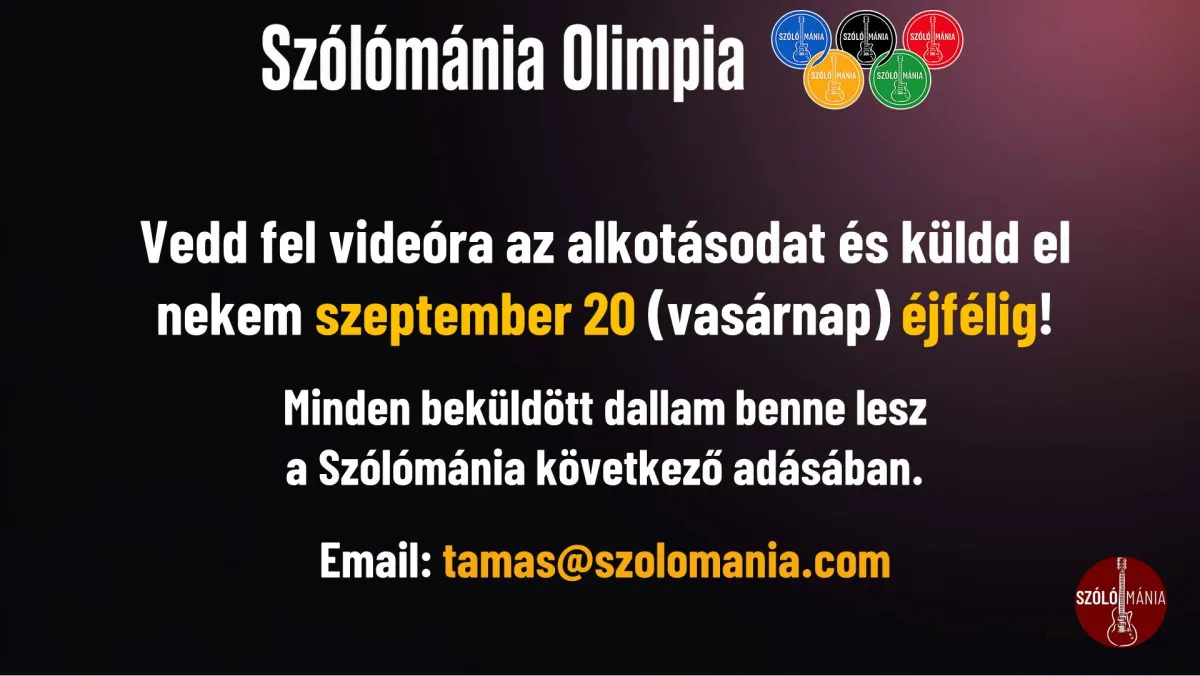 Szólómánia Olimpia, 2. sportág: Alkoss jégkrémes zenei szignált holnap éjfélig!