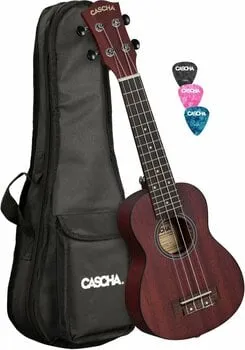 Cascha HH 2263L Szoprán ukulele Red