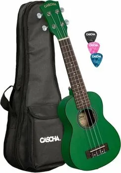 Cascha HH 2265L Green Szoprán ukulele