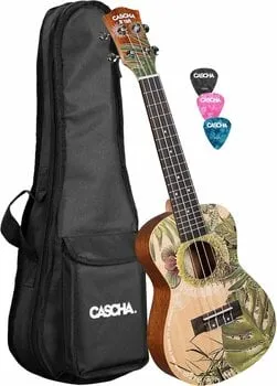 Cascha HH 2606 Art Series Leafy Koncert ukulele