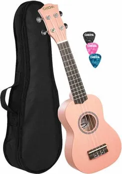 Cascha HH 3968 Szoprán ukulele Pink