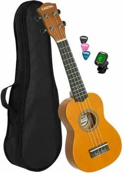Cascha HH 3973 EN Szoprán ukulele Yellow