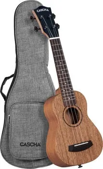 Cascha Soprano Ukulele Mahogany Solid Szoprán ukulele Natural