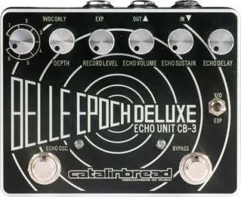 Catalinbread Belle Epoch Deluxe Black On Silver Gitáreffekt (Csak kicsomagolt)