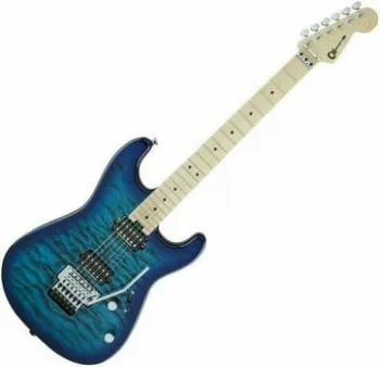 Charvel Pro-Mod San Dimas Style 1 HH FR M QM Chlorine Burst Elektromos gitár (Használt )