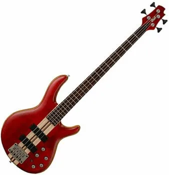 Cort A4 Plus FMMH Open Pore Black Cherry Elektromos basszusgitár