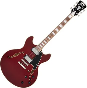 D´Angelico Premier DC Burnt Red Félakusztikus - jazz-gitár