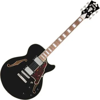 D´Angelico Premier SS Solid Black Félakusztikus - jazz-gitár