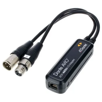 Dante AVIO AES3 IO Adapter 2x2