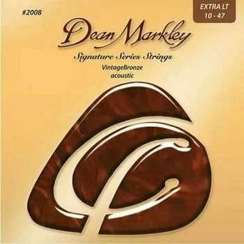 Dean Markley 2008 Vintage Bronze 10-47 Akusztikus gitárhúrok