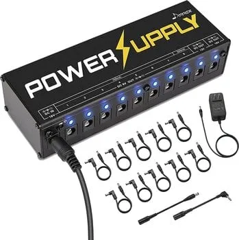 Donner EC812 DP-1 10 Isolated Output Guitar Effect Pedals Power Supply Gitáreffekt tápegység