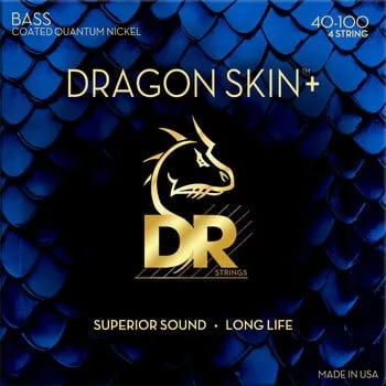 DR Strings Dragon Skin+ Coated Nickel Light 40-100 Basszusgitár húr