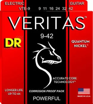 DR Strings VTE-9 Veritas Elektromos gitárhúrok