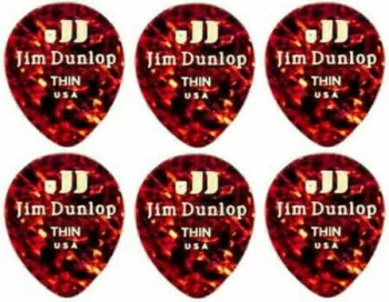 Dunlop 485R-05TH Celluloid Teardrop 6 Pengető