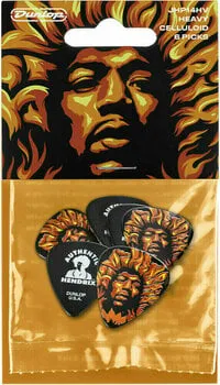 Dunlop Jimi Hendrix Guitars VD Fire 6 Pengető