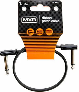 Dunlop MXR DCPR1 Ribbon Patch Cable Fekete 30 cm Pipa - Pipa