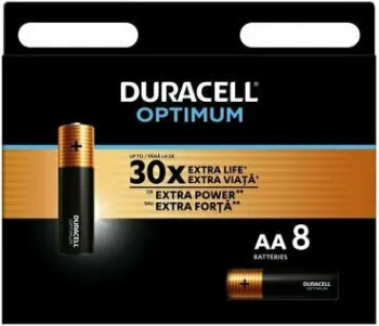 Duracell Optimum AA Batteries 8
