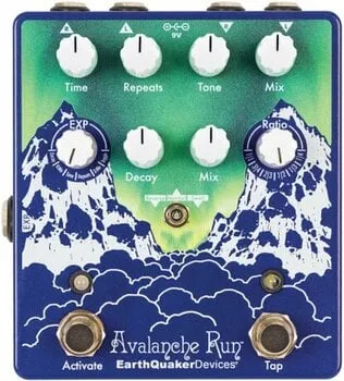 EarthQuaker Devices Avalanche Run V2 Aurora Borealis Gitáreffekt