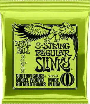 Ernie Ball 2629 Regular Slinky 8-String Nickel Wound 10-74