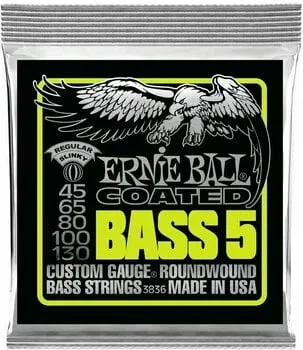 Ernie Ball 3836 Coated 45-130