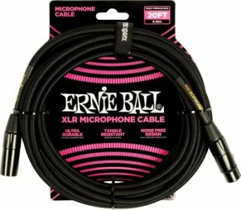 Ernie Ball 6392 Fekete 6,1 m